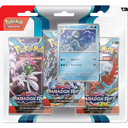 POKEMON SV 04 Paradox Rift 3PK Blister  ARCTIBAX